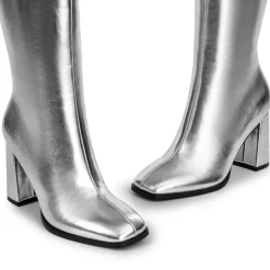 Square Toe Block Heel Knee-high Boots