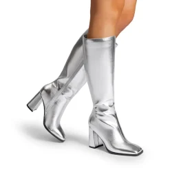 Square Toe Block Heel Knee-high Boots