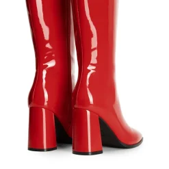Square Toe Block Heel Knee-high Boots