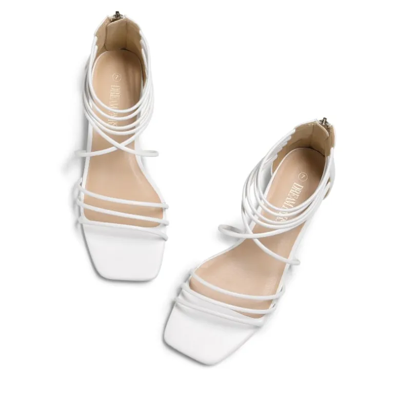 Square Toe Casual Strappy Sandals