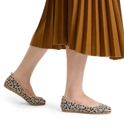 Square Toe Cushioned Knit Flats