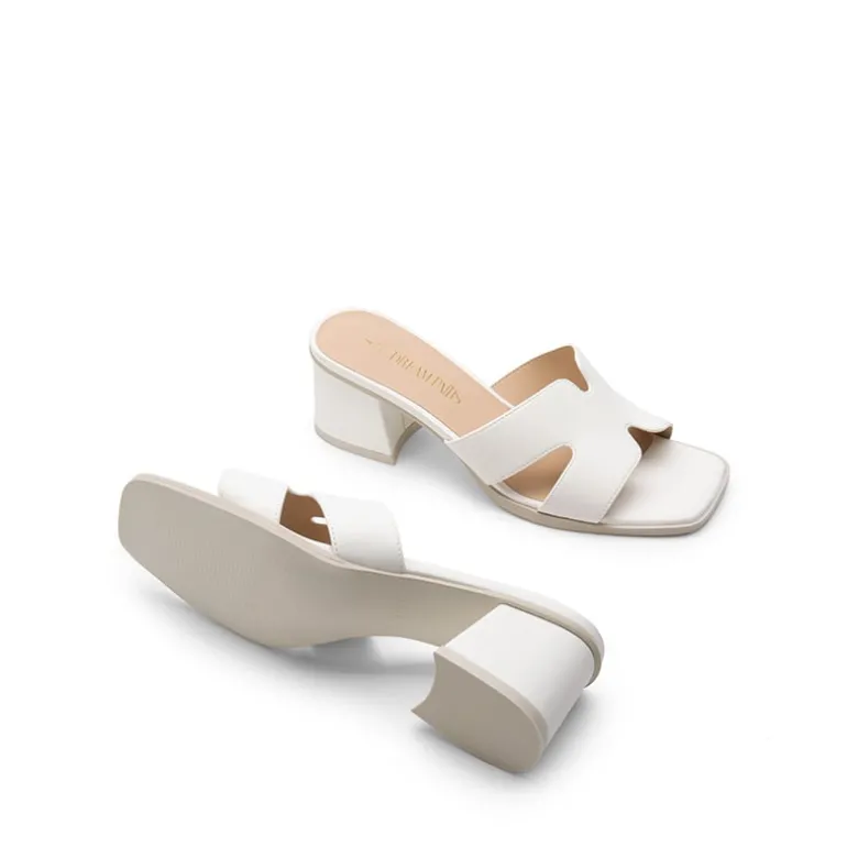 Square Toe Cut Out Sandals