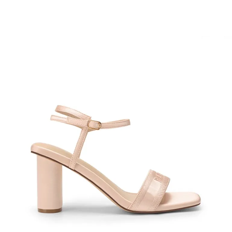 Square Toe Cylindrical Heel Sandals
