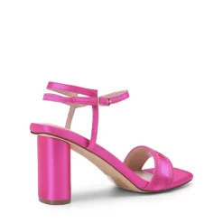 Square Toe Cylindrical Heel Sandals