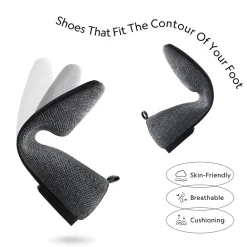 Square Toe Knit Sustainable Flats