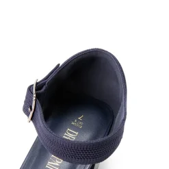 Square Toe Knitted Block Heel Pumps