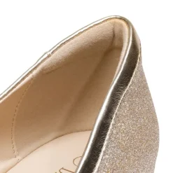Square Toe Low Wedge Bow Flats