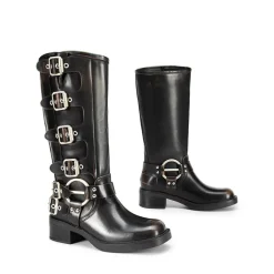 Square Toe Motorcycle Boots