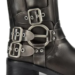Square Toe Motorcycle Boots