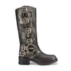 Square Toe Motorcycle Boots