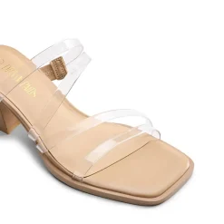 Square Toe Strappy Chunky Heel Sandals
