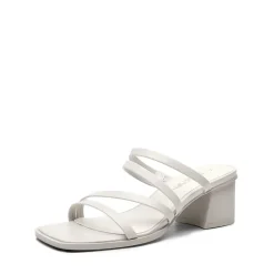 Square Toe Strappy Chunky Heel Sandals