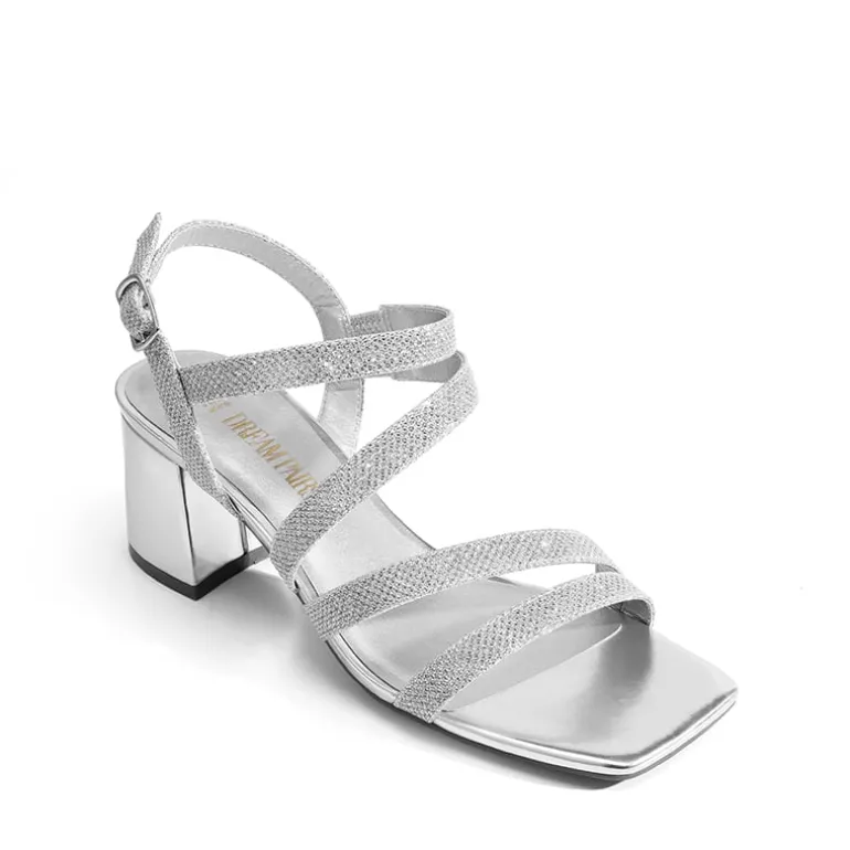 Square Toe Strappy Chunky Sandals