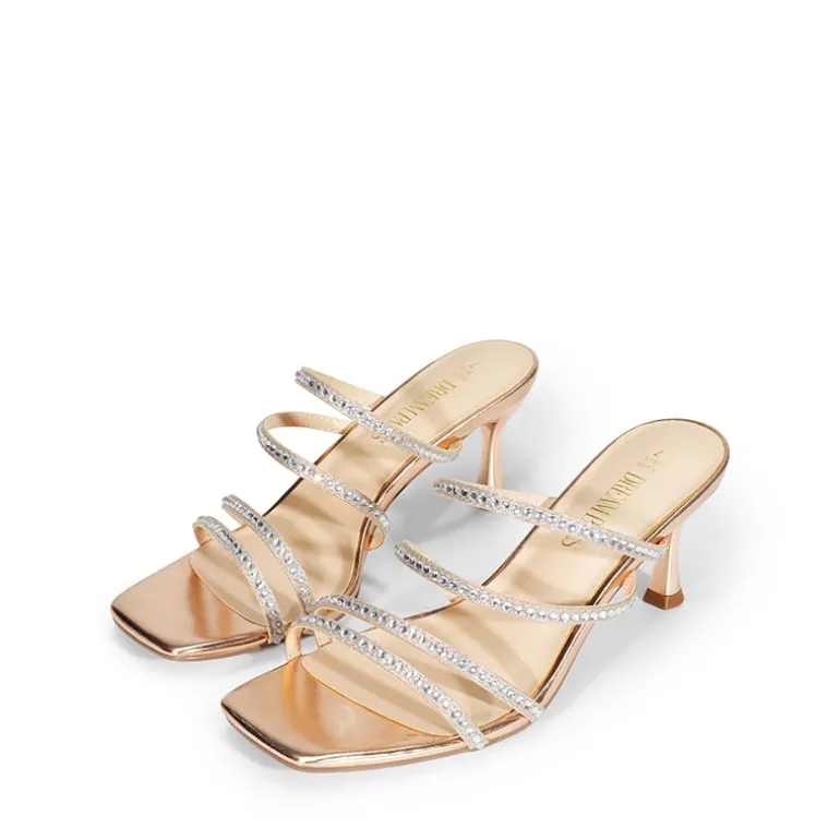 Square Toe Strappy Heel Sandals