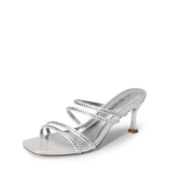 Square Toe Strappy Heel Sandals