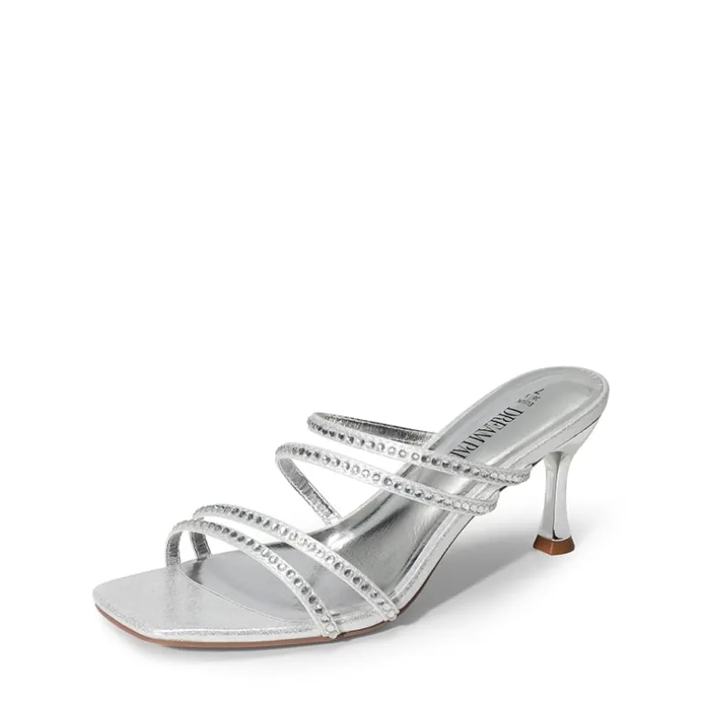 Square Toe Strappy Heel Sandals