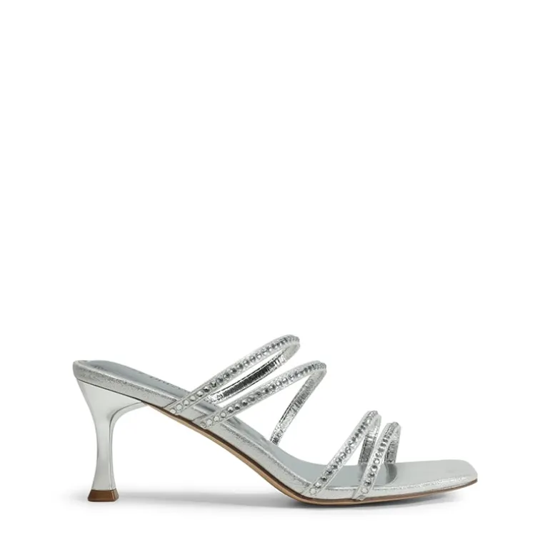 Square Toe Strappy Heel Sandals