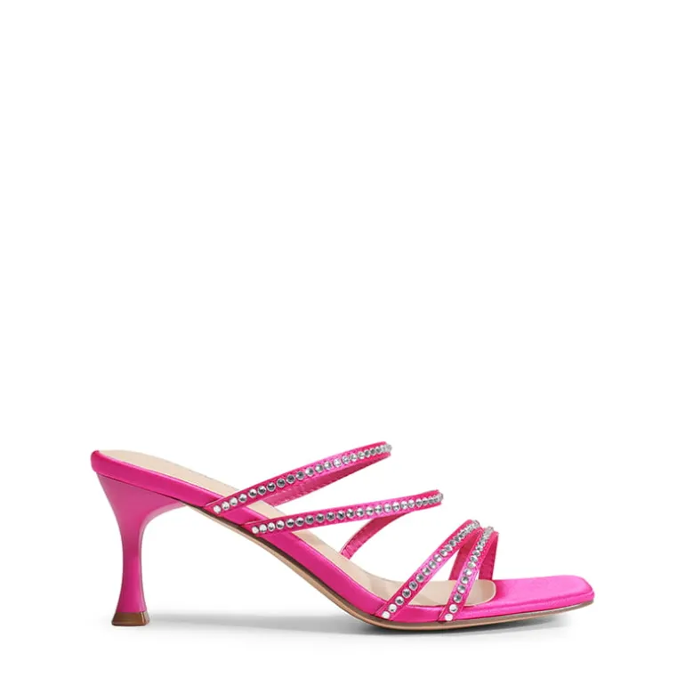 Square Toe Strappy Heel Sandals