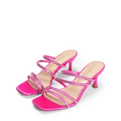 Square Toe Strappy Heel Sandals