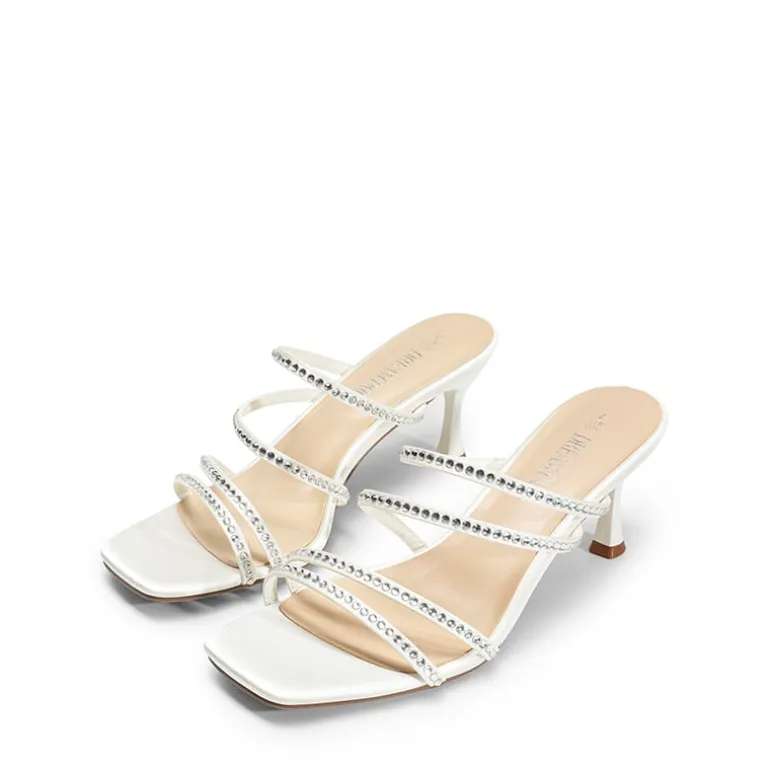 Square Toe Strappy Heel Sandals