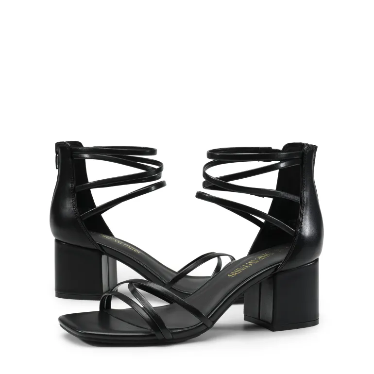 Square Toe Strappy Sandals