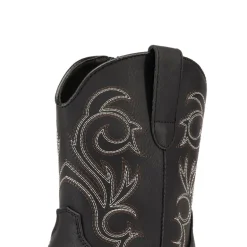 Square-toe Western Short Cowgirl Boots