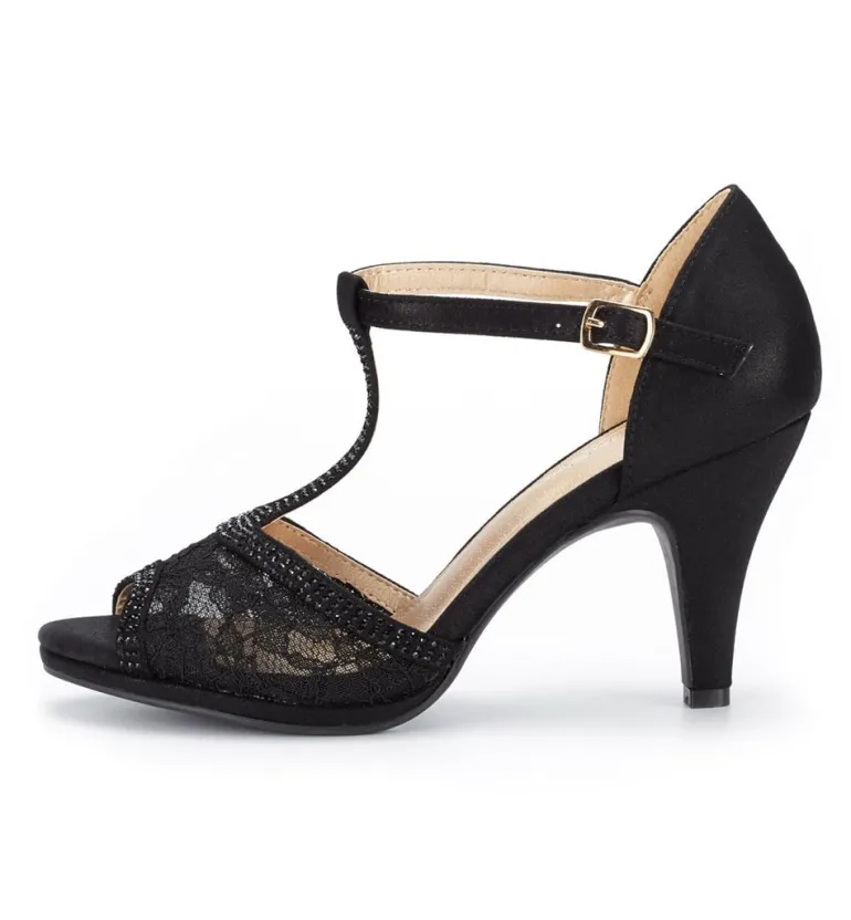 Stiletto Open Toe Strappy Sandals