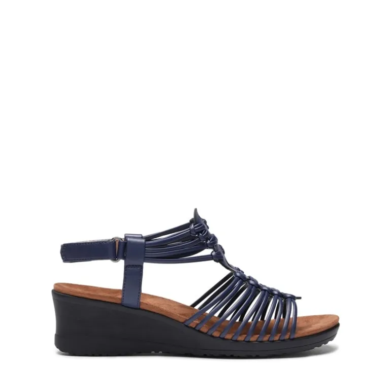 Strappy Ankle Strap Wedge Sandals