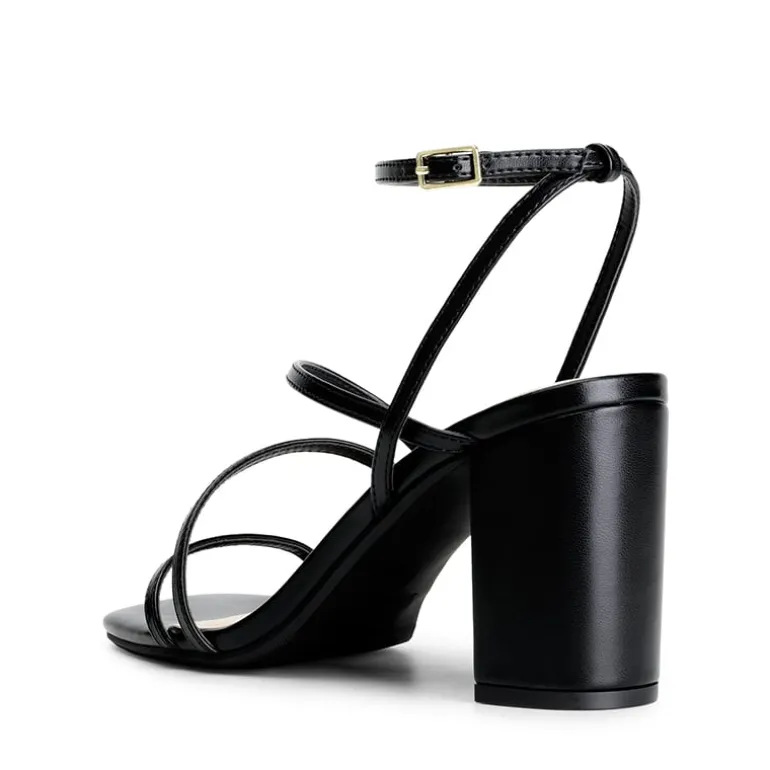 Strappy Chunky Heel Sandals