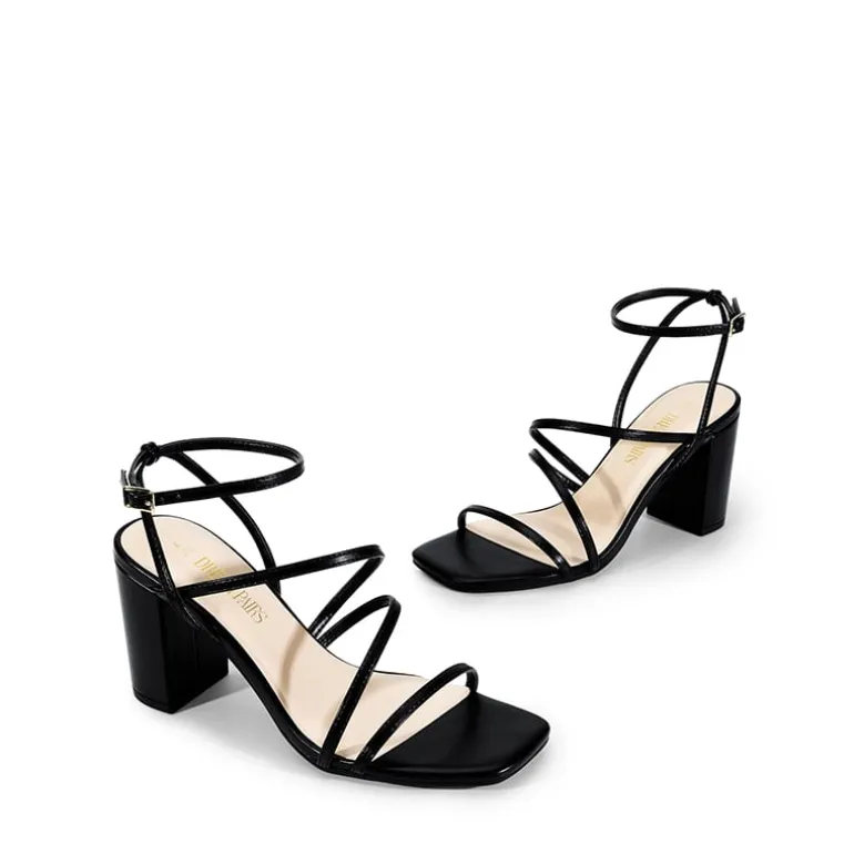 Strappy Chunky Heel Sandals