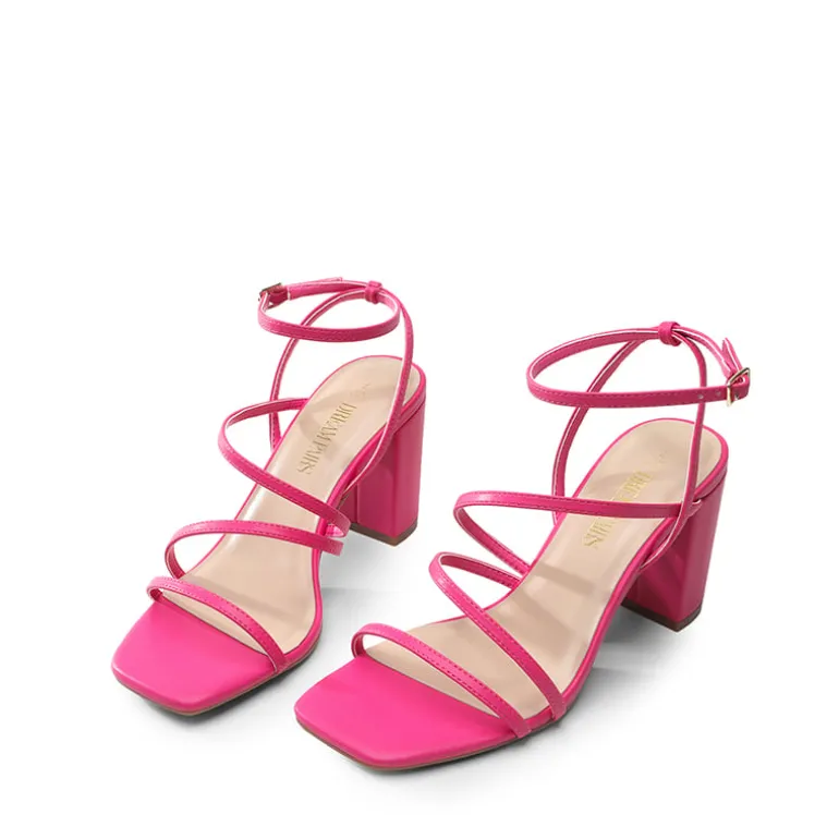 Strappy Chunky Heel Sandals