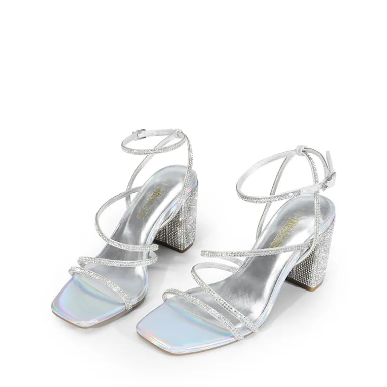 Strappy Chunky Heel Sandals