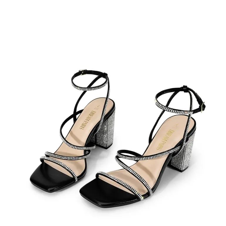 Strappy Chunky Heel Sandals