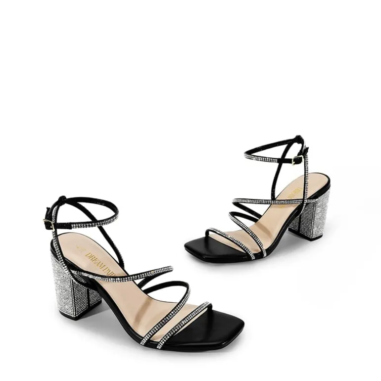 Strappy Chunky Heel Sandals