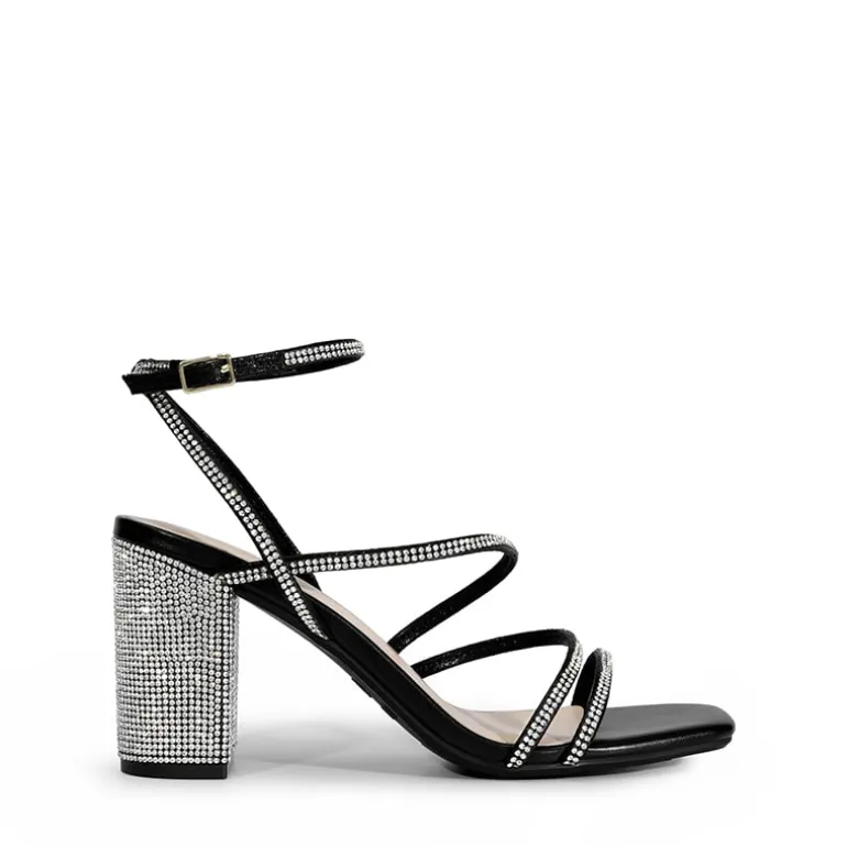 Strappy Chunky Heel Sandals
