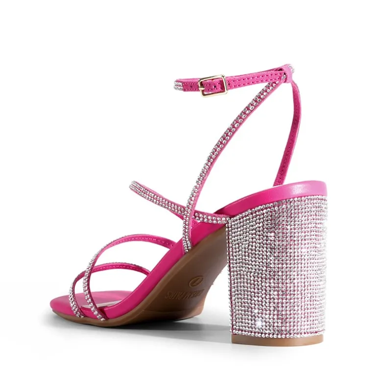 Strappy Chunky Heel Sandals