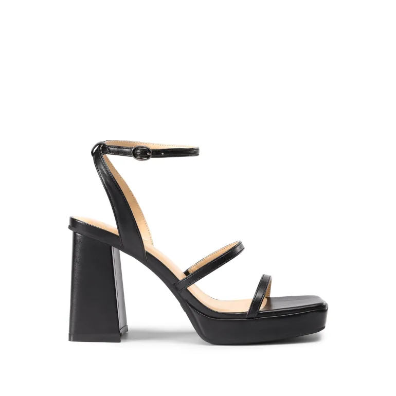 Strappy Chunky Platform Heel Sandals