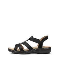 Strappy Suede Arch Support Flat Sandals