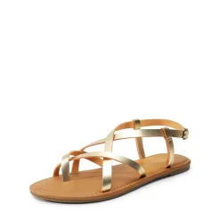 Strappy Thong Flat Sandals