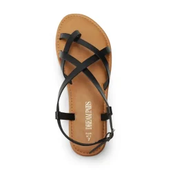 Strappy Thong Flat Sandals