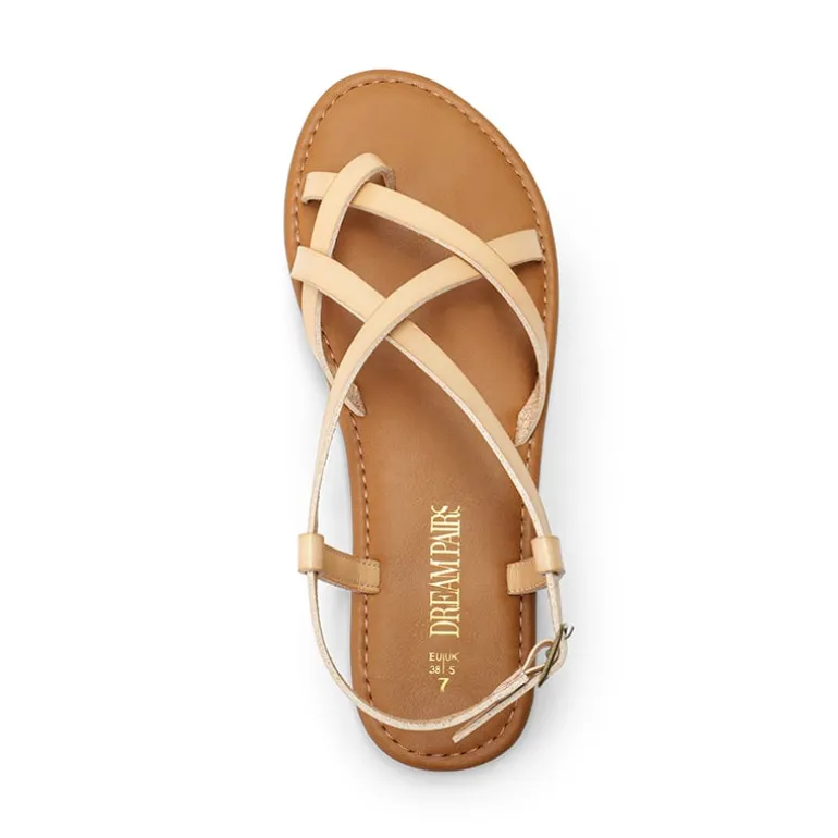 Strappy Thong Flat Sandals