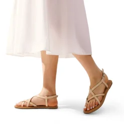 Strappy Thong Flat Sandals