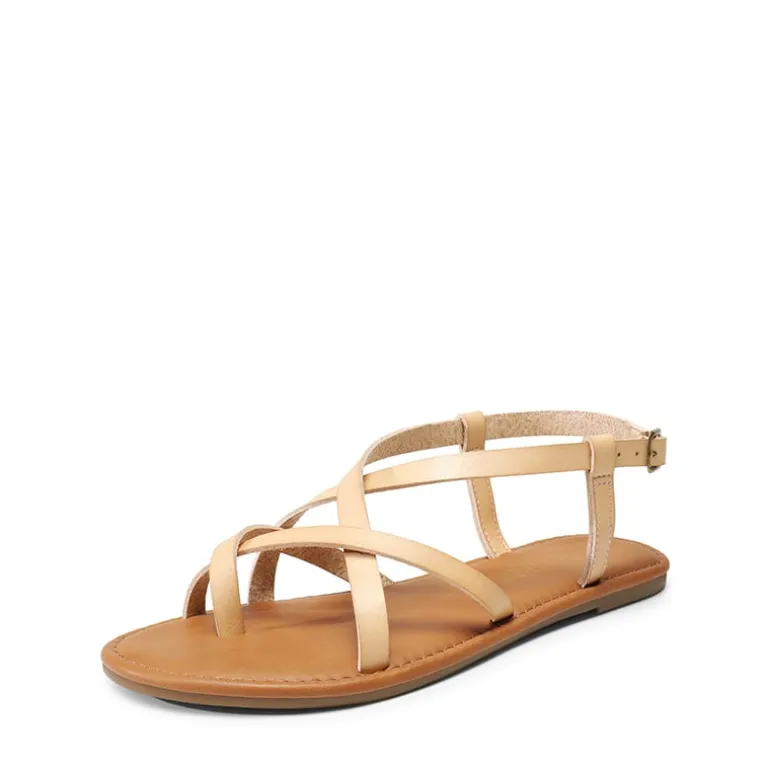 Strappy Thong Flat Sandals