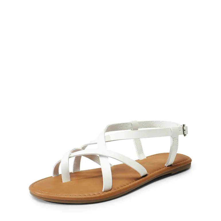 Strappy Thong Flat Sandals