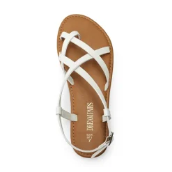 Strappy Thong Flat Sandals