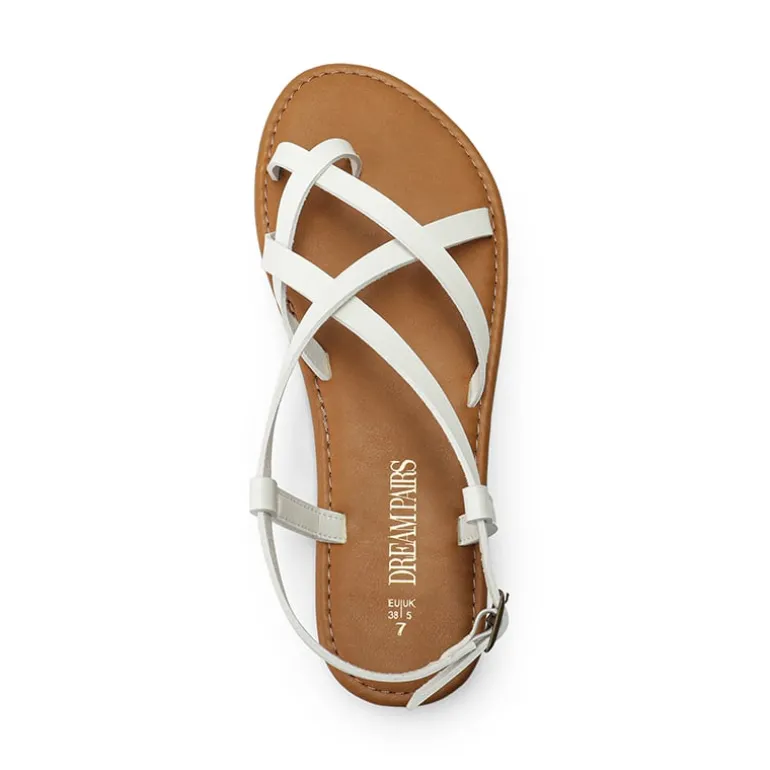 Strappy Thong Flat Sandals