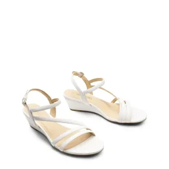 Strappy Wrapped Wedge Sandals