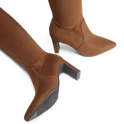 Stretch Thigh-High Boots