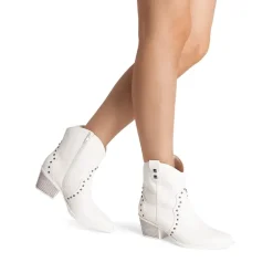Studded Chic Cowgirl Ankle Boots