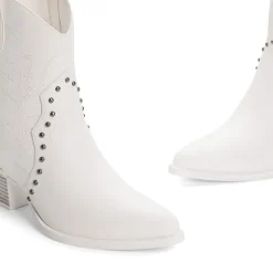 Studded Chic Cowgirl Ankle Boots